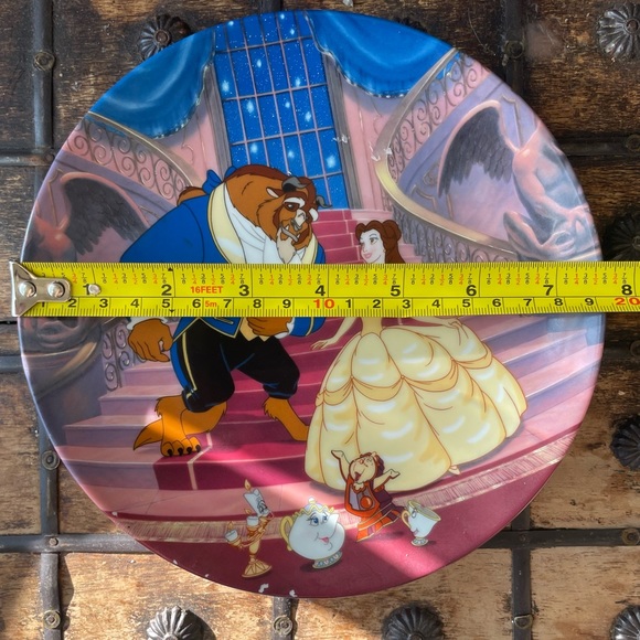 Vintage Disney Beauty And The Beast Collectible Plate By Bradford Exchange - Picture 2 of 5